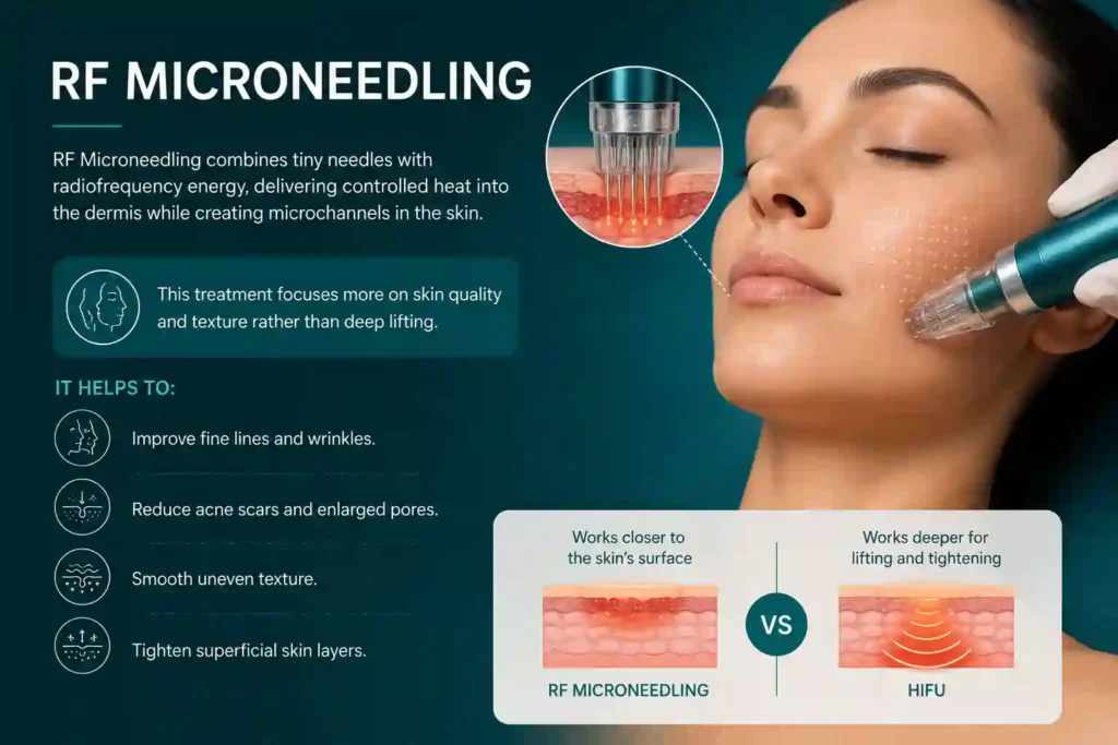 What Does RF Microneedling Do That HIFU Alone Cannot Ladywood